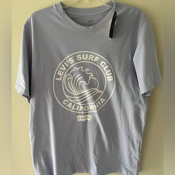 🆕 Levi’s Relaxed Fit T-shirt size Medium Surf Club California - Picture 3 of 8